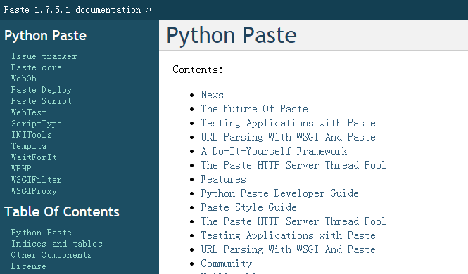 Python-Paste