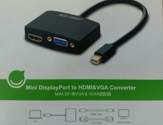 MINI DP 转 VGA 或 HDMI